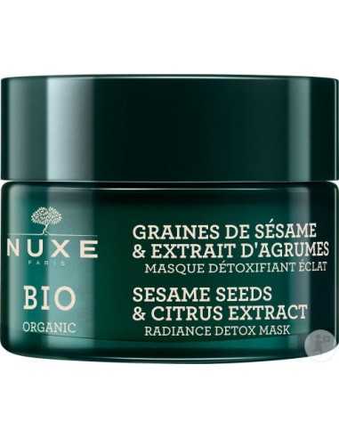 NUXE BIO ORGANIC GRAINES SESAME MASQUE DETOXIFIANT ECLAT 50ML