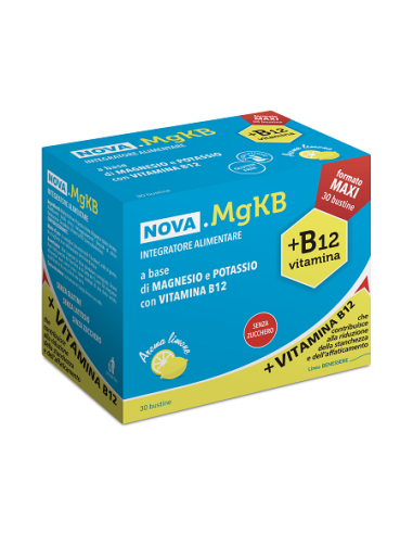 NOVA MGKB 30BUST MAGNESIO POTASSIO E VITAMINA B12