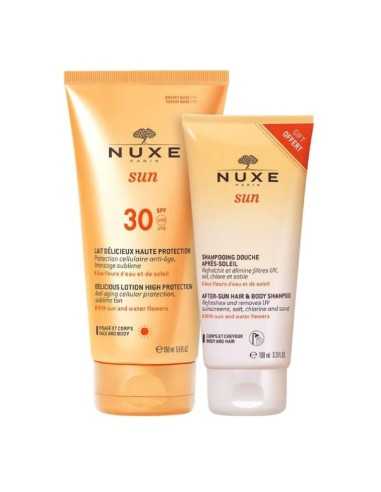 NUXE SUN LATTE PROTEZIONE SPF30 150ML +SHAMPOO DOCCIA 100ML