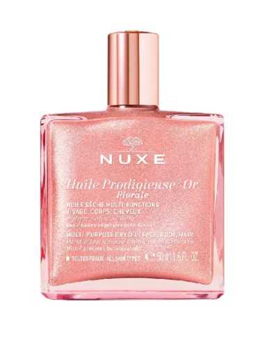 NUXE HUILE PRODIGIEUSE OR FLORALE 50ML OLIO SECCO MULTIFUNZIONE VISO CORPO CAPELLI