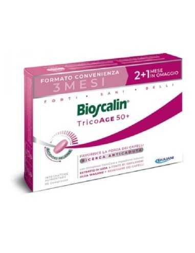 BIOSCALIN TRICOAGE 50+ NUOVA FORMULA 90CPR SENZA GLUTINE TRE MESI DI TRATTAMENTO