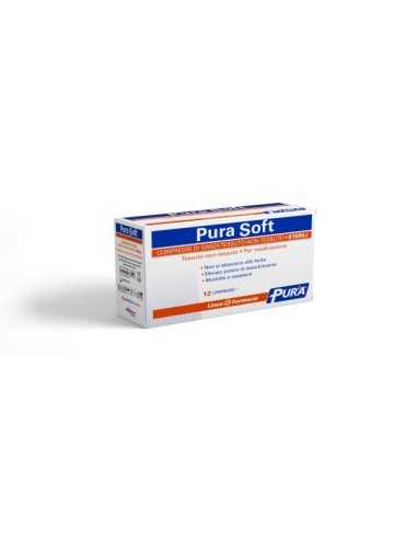 PURA SOFT 12 COMPRESSE DI GARZA IDROFILI TESSUTO NON TESSUTO 18X40CM