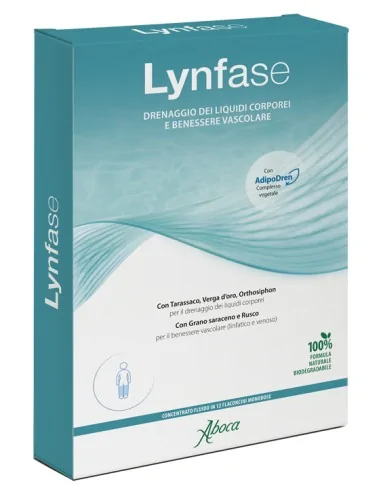 ABOCA LYNFASE CONCENTRATO FLUIDO 12FL DRENANTE BENESSERE VASCOLARE