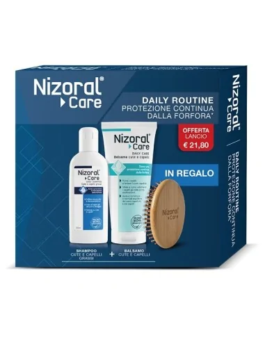 NIZORAL CARE BIPACK 200 ML SHAMPOO + BALSAMO + SPAZZOLA PROTEZIONE DALLA FORFORA